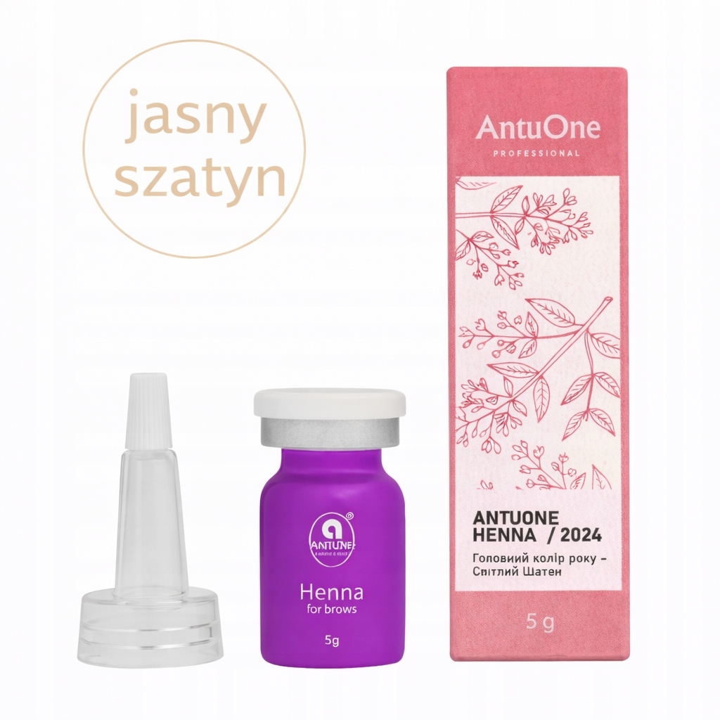 Antuone světlý šat 5 g pudrová henna na obočí