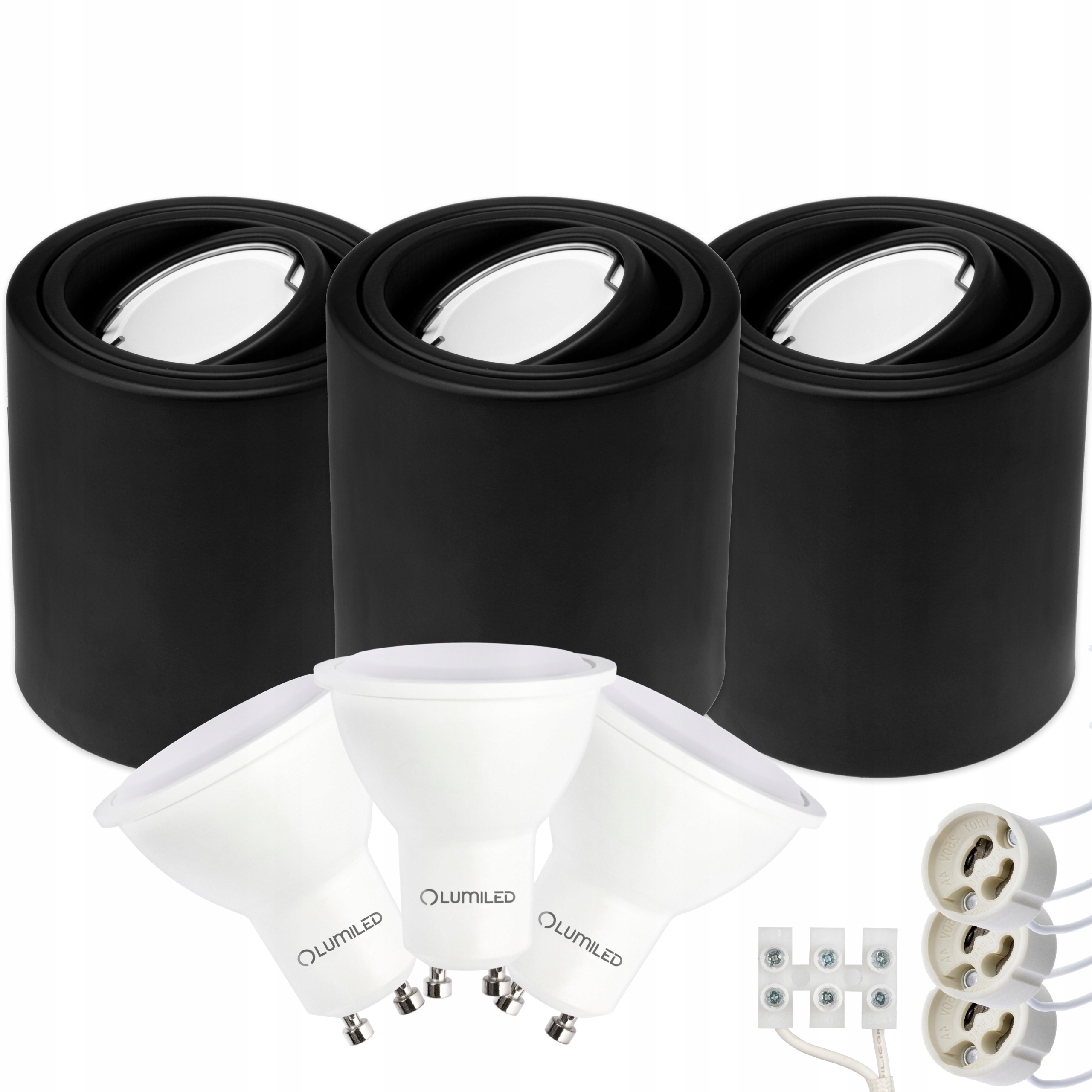 

3x Oprawa Natynkowa Halogenowa Tuba Led GU10 5W