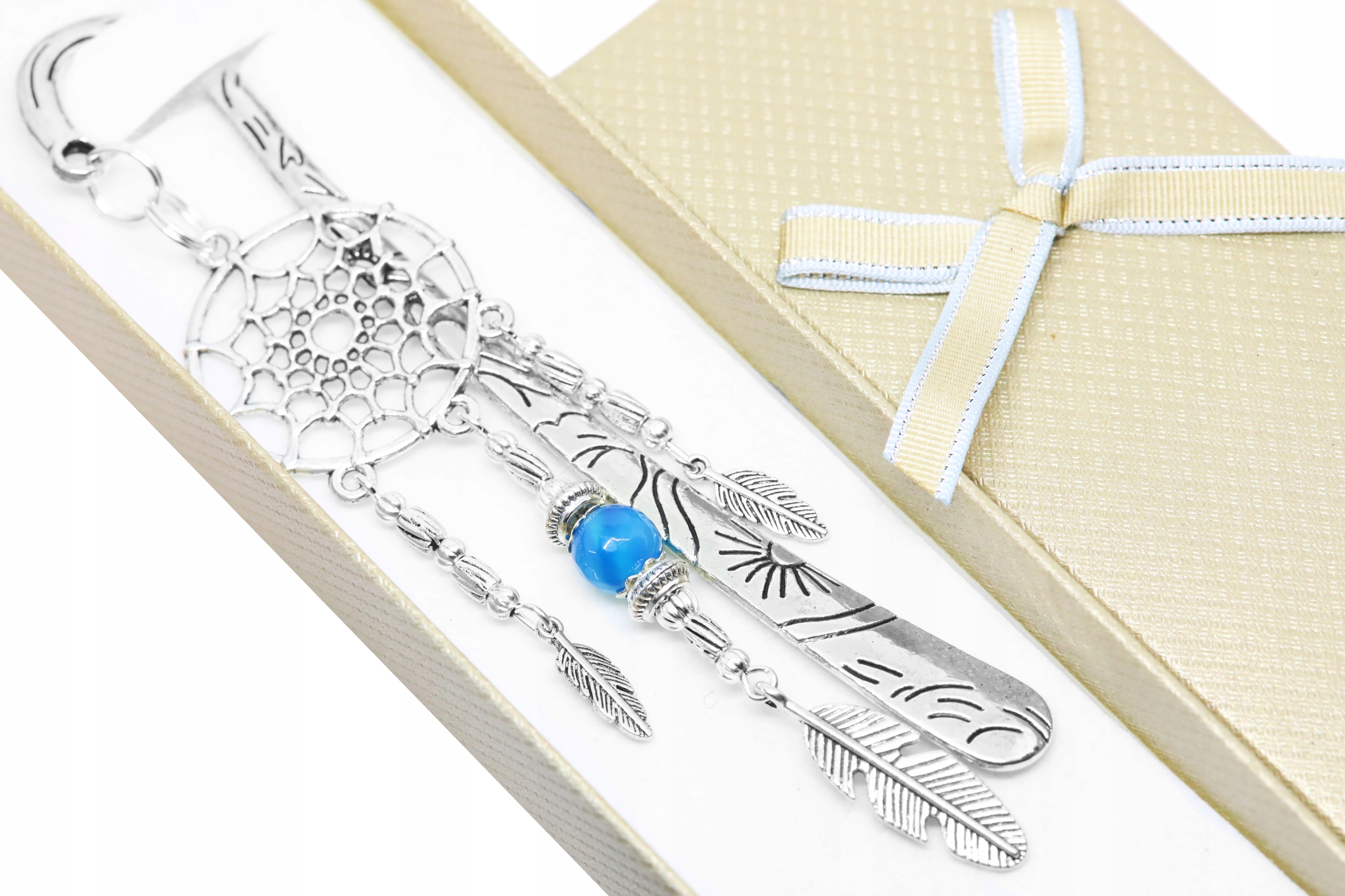 ZAKŁADKA DO KSIĄŻKI ŁAPACZ SNÓW agat KAMIEŃ