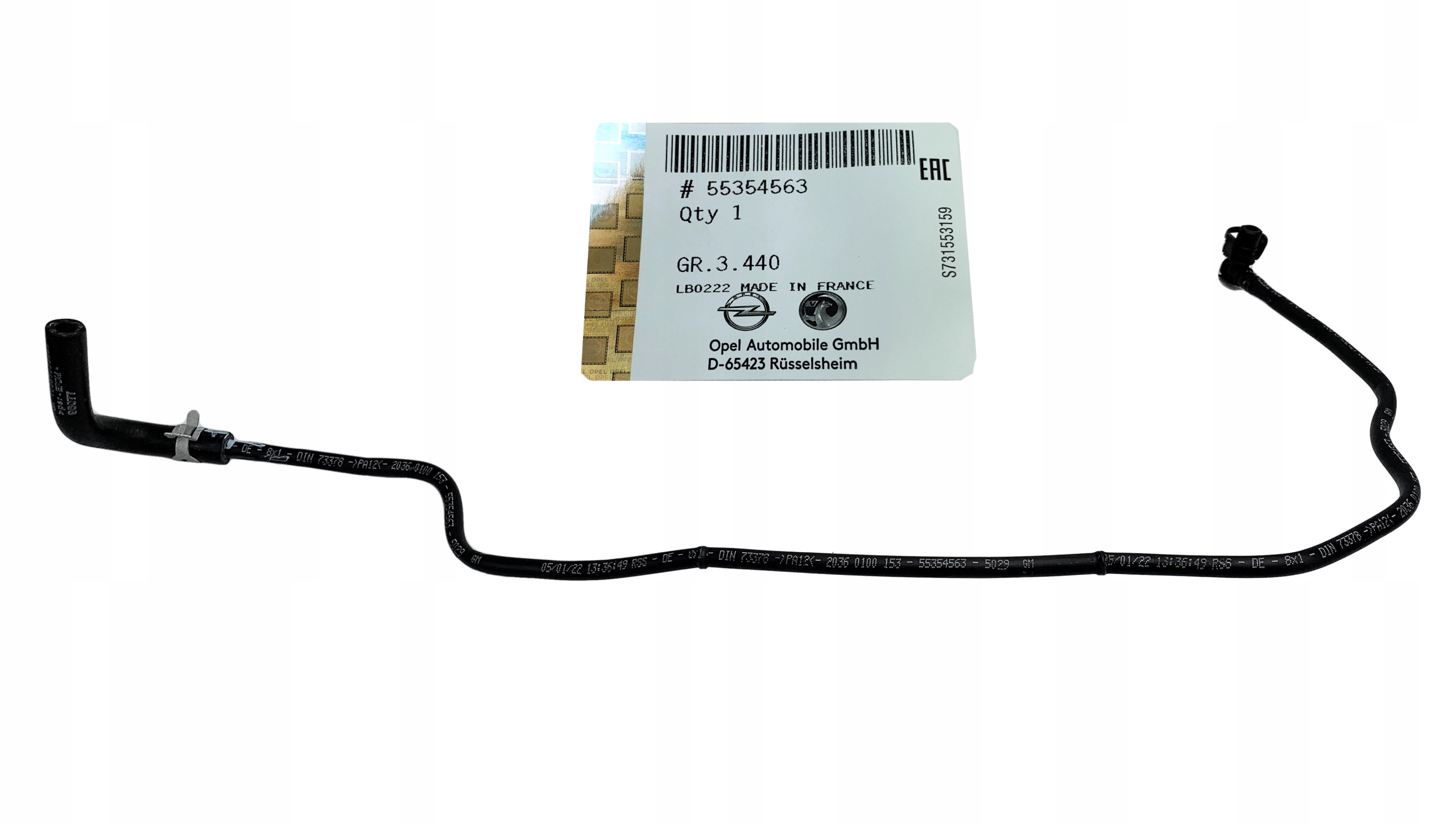 

Przewód Termostatu przepustnicy Opel Vectra C 1.8