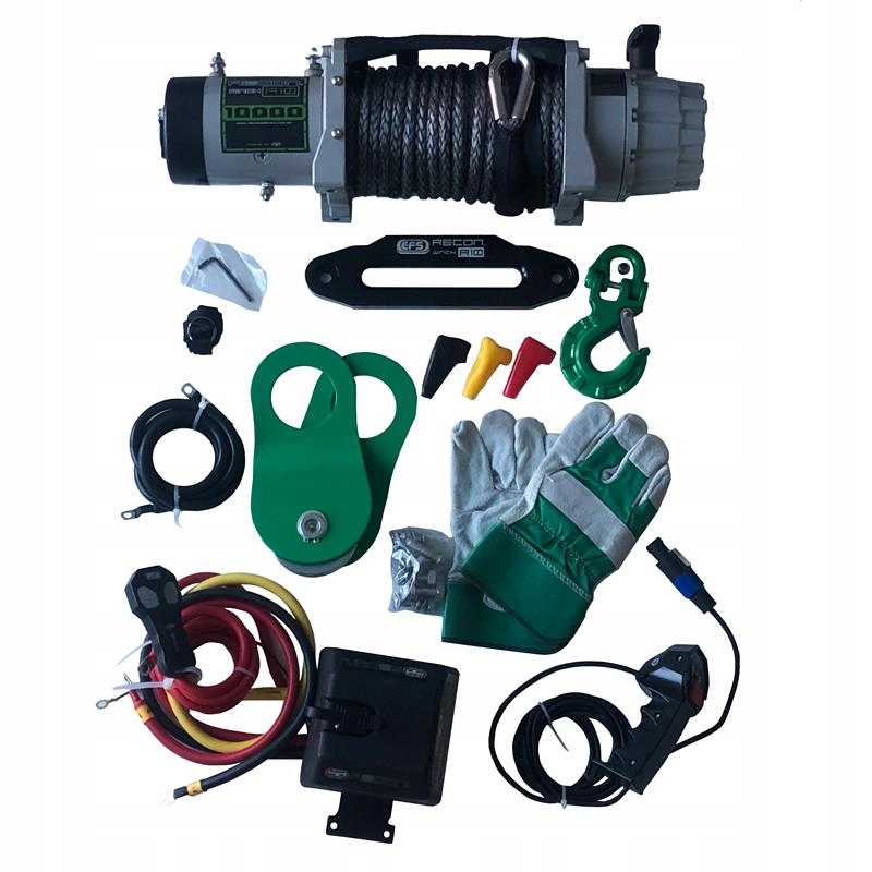 WYCIĄGARKA 7HP 10000LBS/ 4540kg Z LINĄ SYNTETYCZNĄ Producent inny