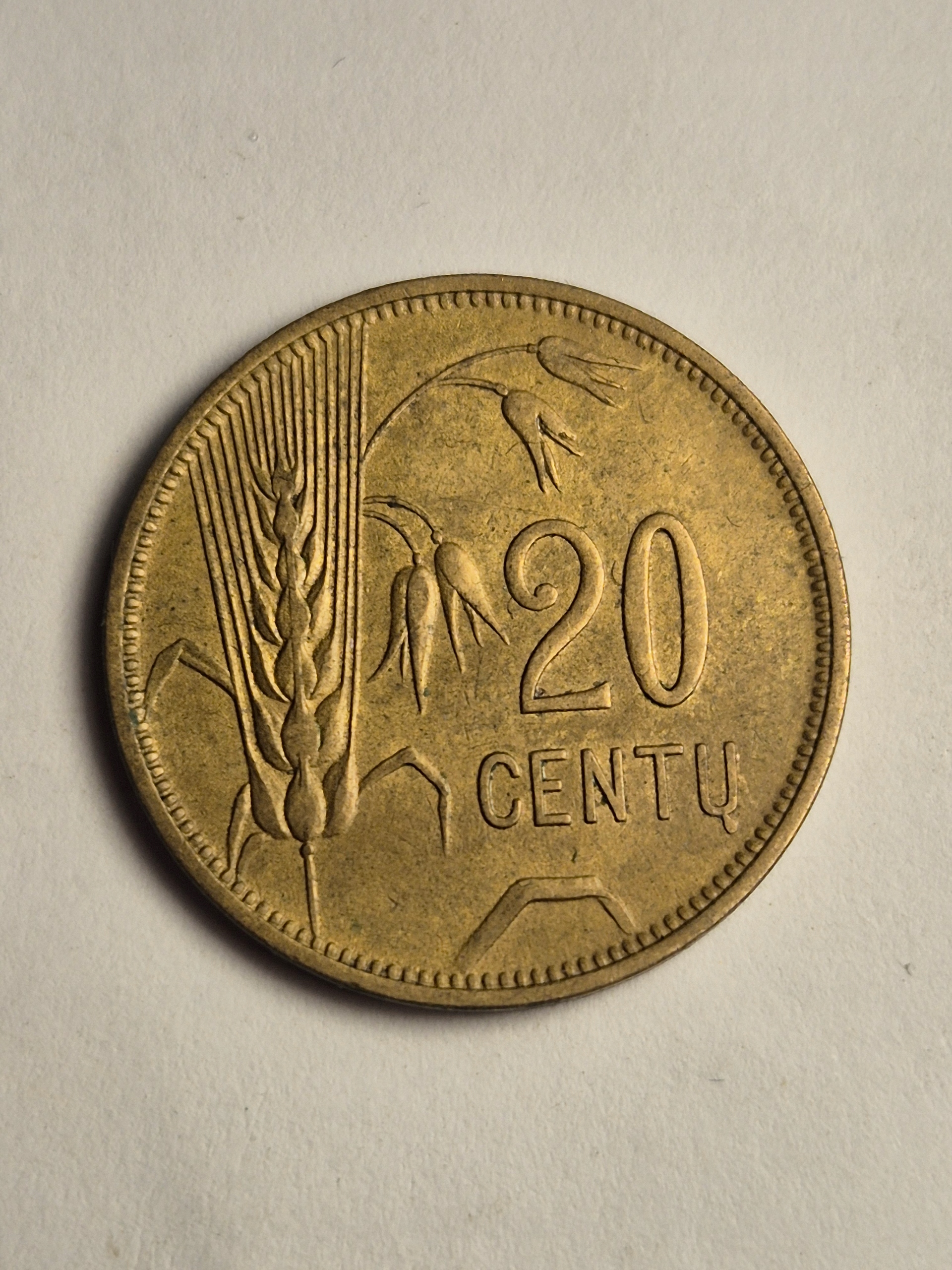 20 centów 1925 Litwa