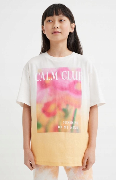 

H&m Bawełniany T-shirt roz 134-140 cm