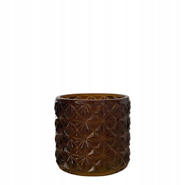 

Świecznik Szklany Brązowy 6,5x7cm Tealight