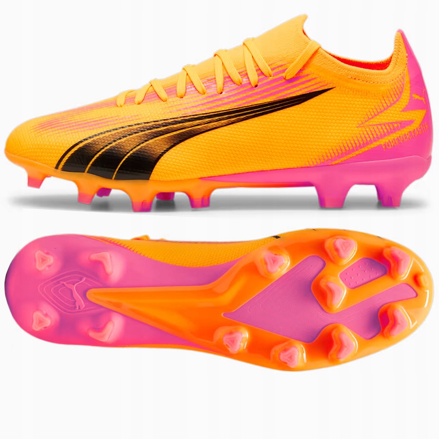 Puma Ultra Match Fg/mg [42,5] Pánské lankové boty oranžové