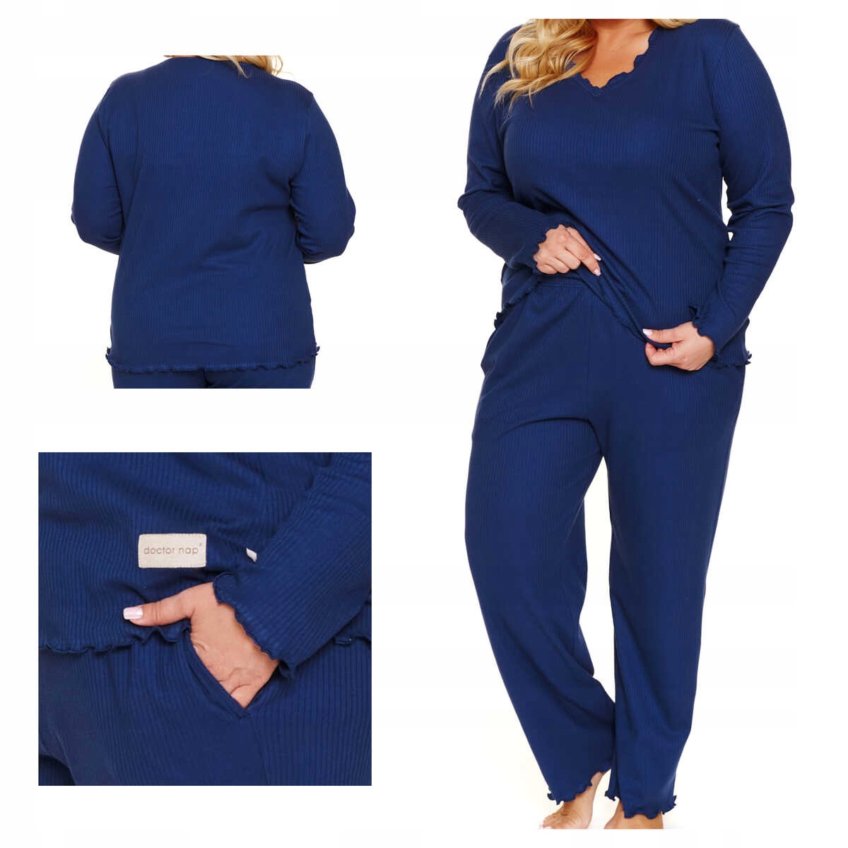 Doctor Nap Dámské bavlněné pyžamo Pb 7326 cosmos L