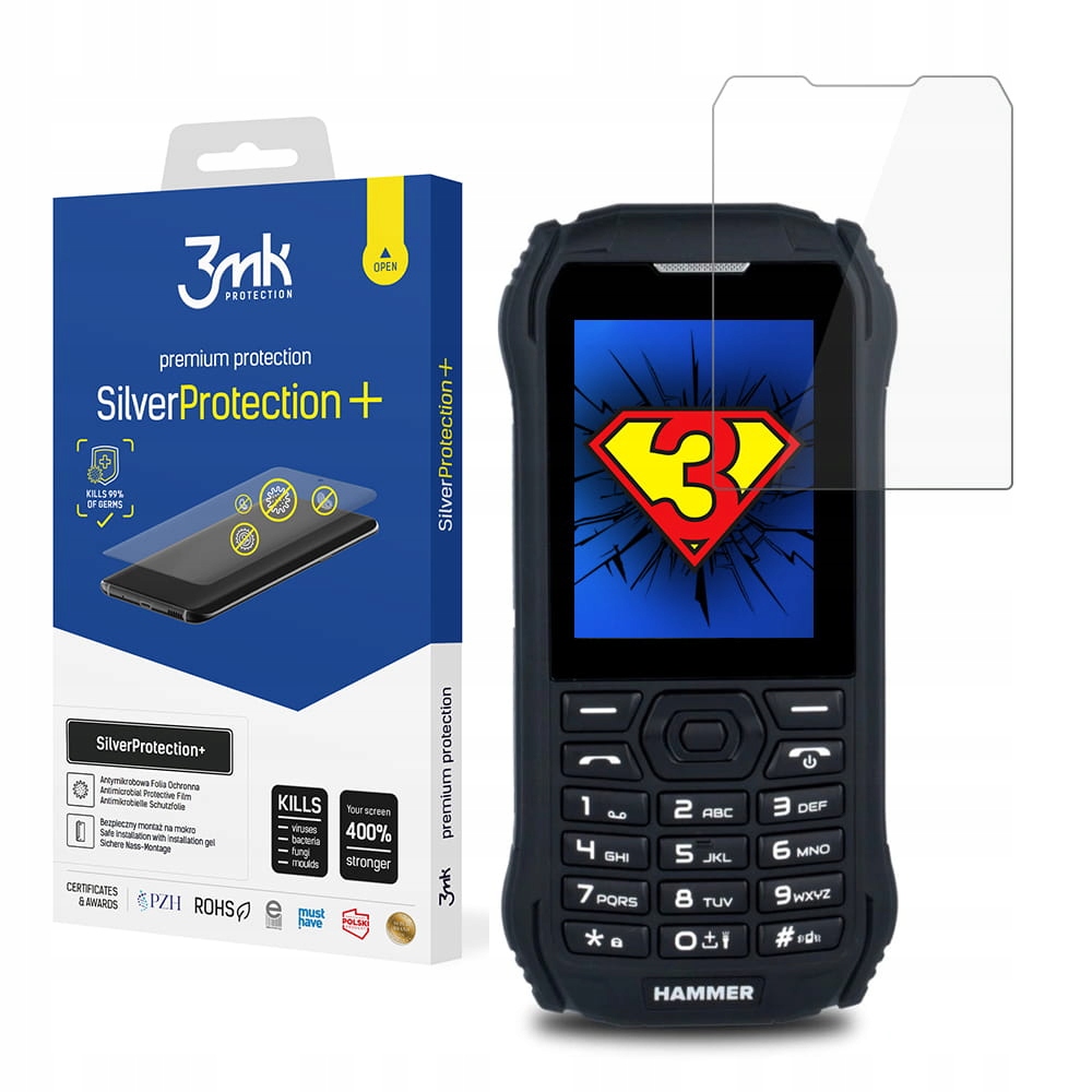

Folia ochronna do MyPhone Hammer Delta 3mk Silver+