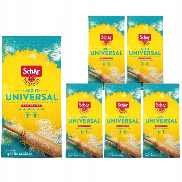 5 x Univerzální bezlepková mouka 1 kg Schär