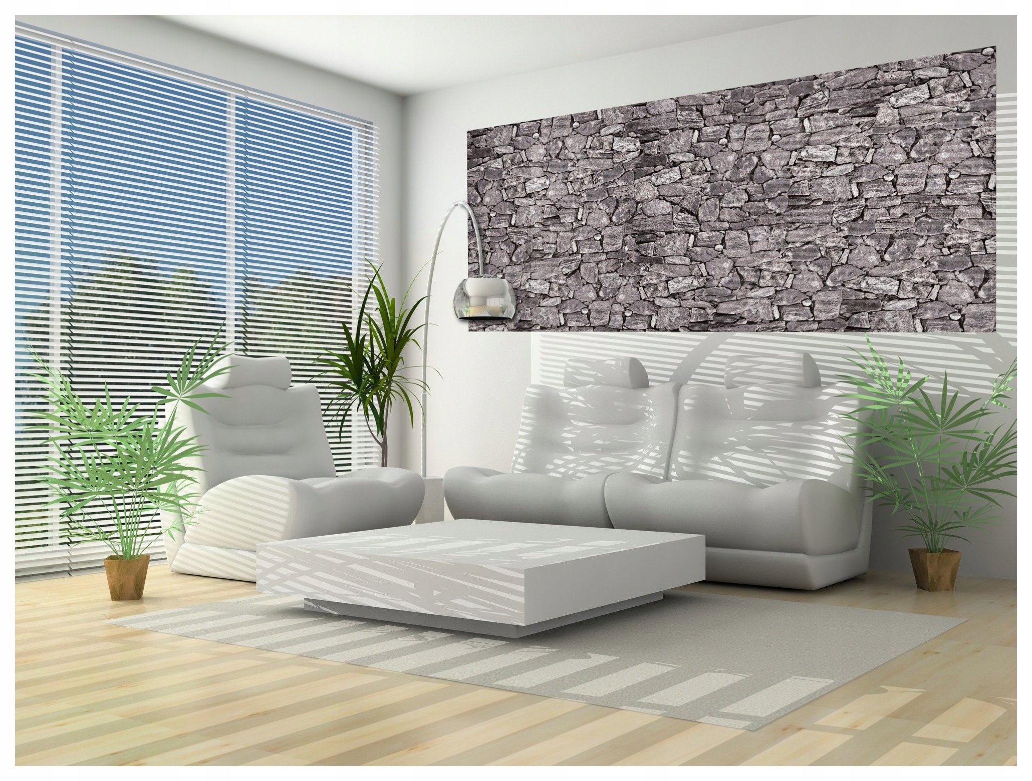 Fototapeta flizelina Kamenná zeď šedé kameny textura 250x104 lepidlo