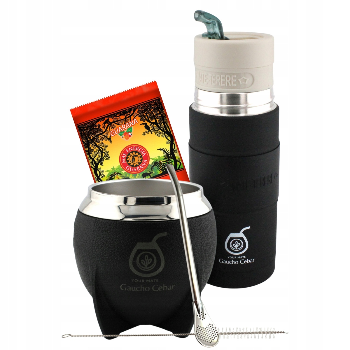 Originální sada na yerba maté od Gaucho Cebar Yerbomox Termolid 50g