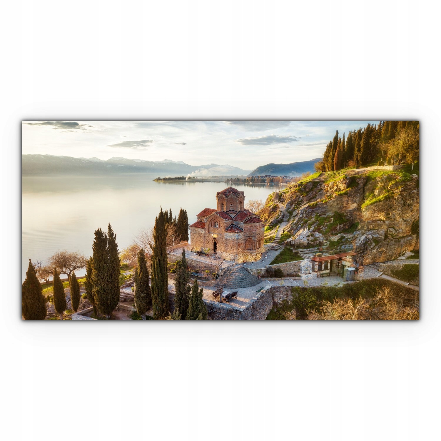 

Canvas na ramie na ścianę 120x60 Kościół Wzgórze