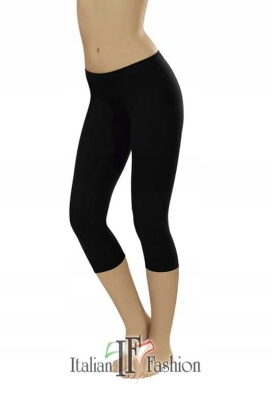 

Italian Fashion legginsy 3/4 Czarny, XL
