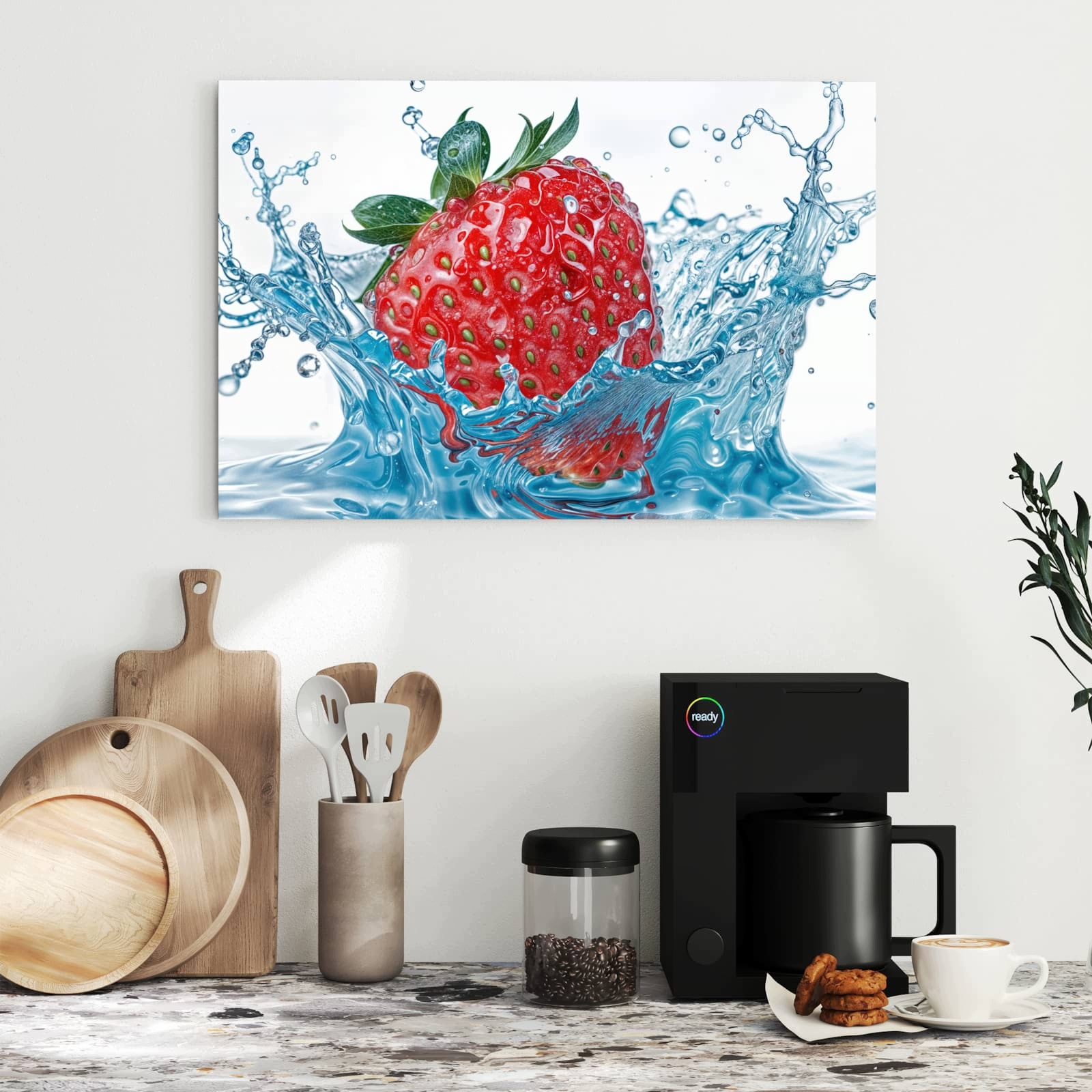 Magnetická tabule Jahoda Cákance 60 × 40 cm