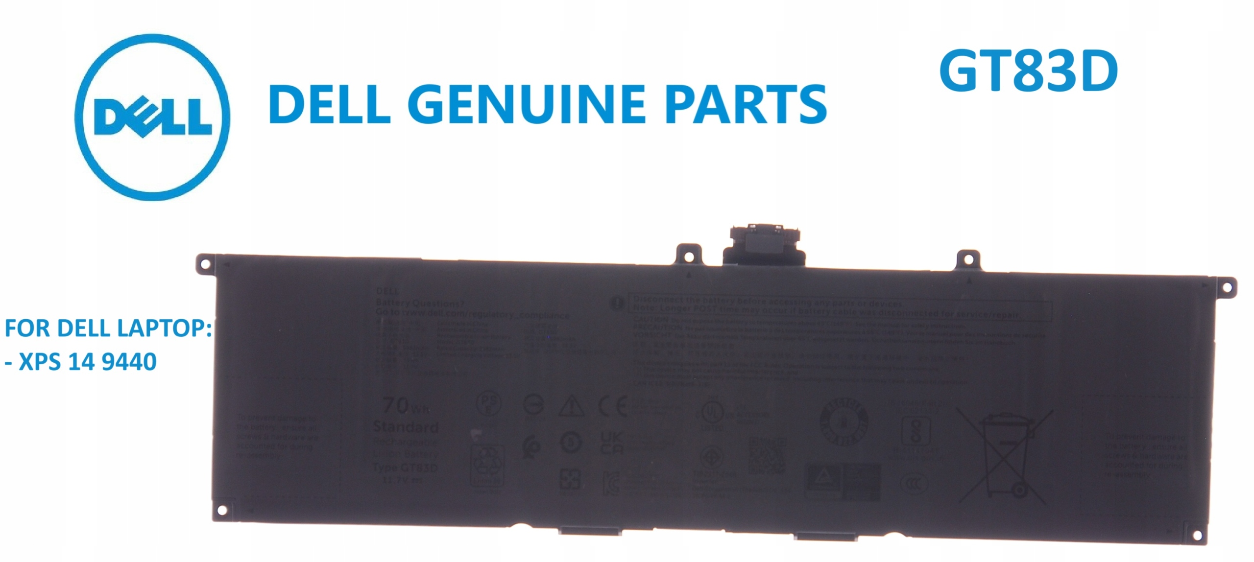Batéria Dell Xps 14 9440 GT83D