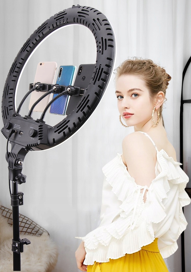 Profesjonalna lampa LED RING 52cm do fotografii EAN (GTIN) 5905982162027