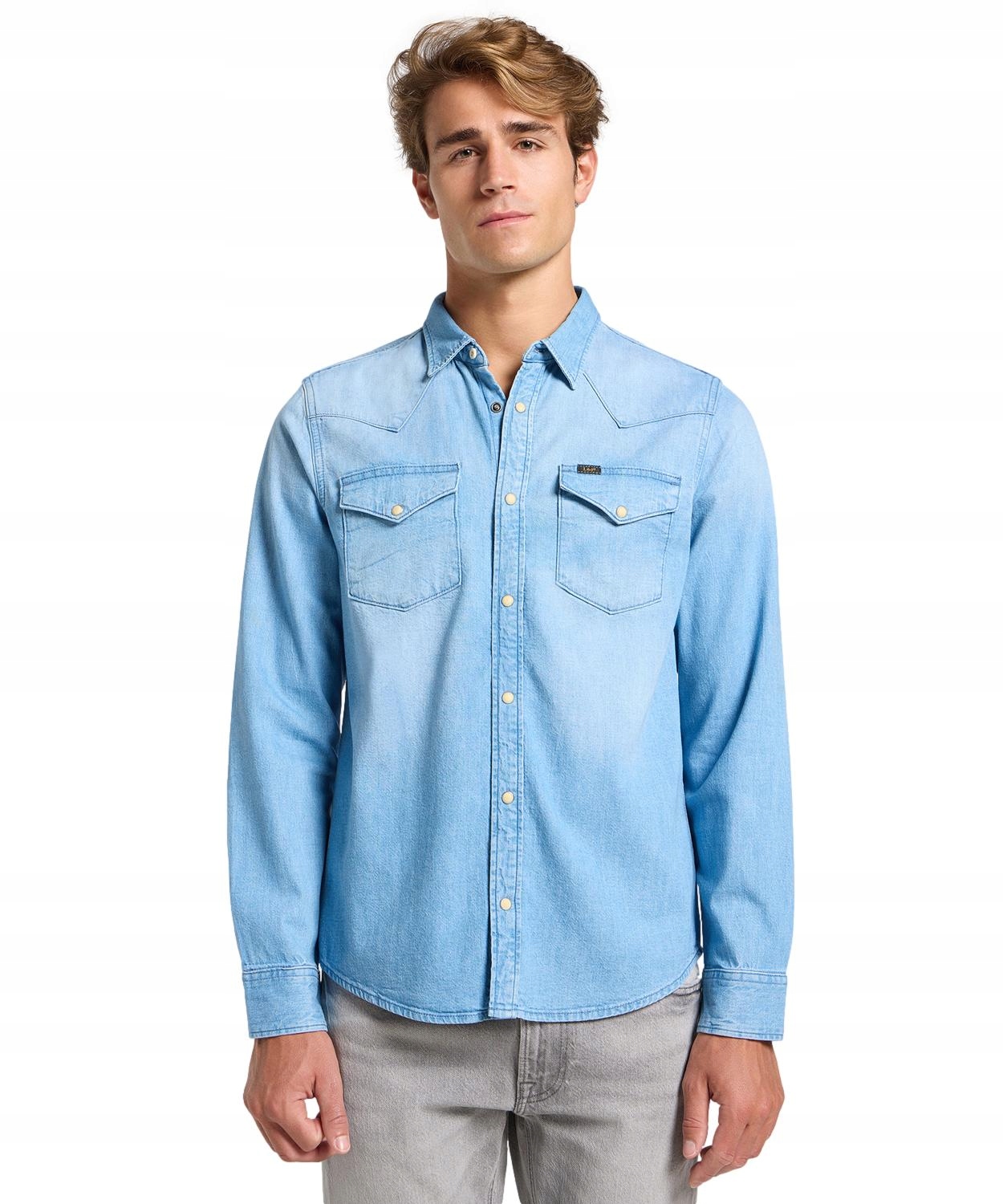 Košile Lee Regular Western Shirt 112363914 Starlight Wash S