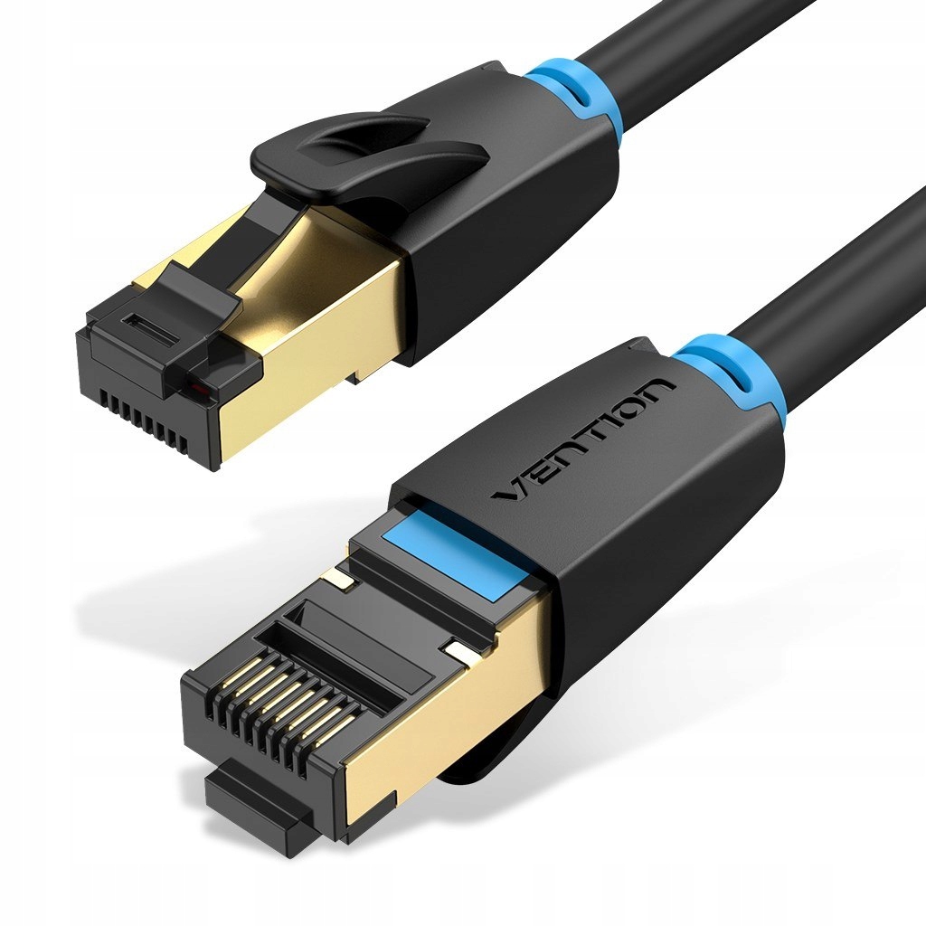 Kabel Ethernet Vention Cat8 Sftp 40Gbps 2GHz 1m