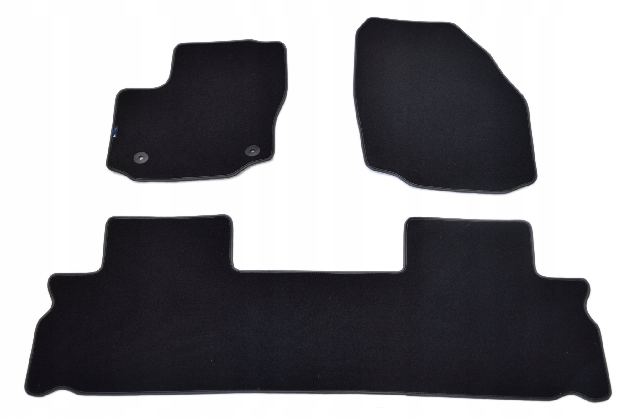 Ford S-Max 5os 06-12r. Килимки велюр Золото-чорні