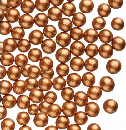 PEREŁKI NABŁYSZ STARE ZŁOTO POSYPKA TORT 4-5mm 20g