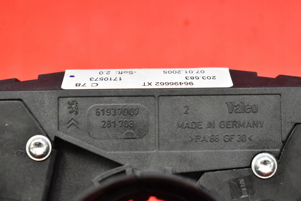 DEVIO LUCI TERGICRISTALLO TERGI PAJAK 96496662 CITROEN C5 1 e 5D HB LIFT 04-08