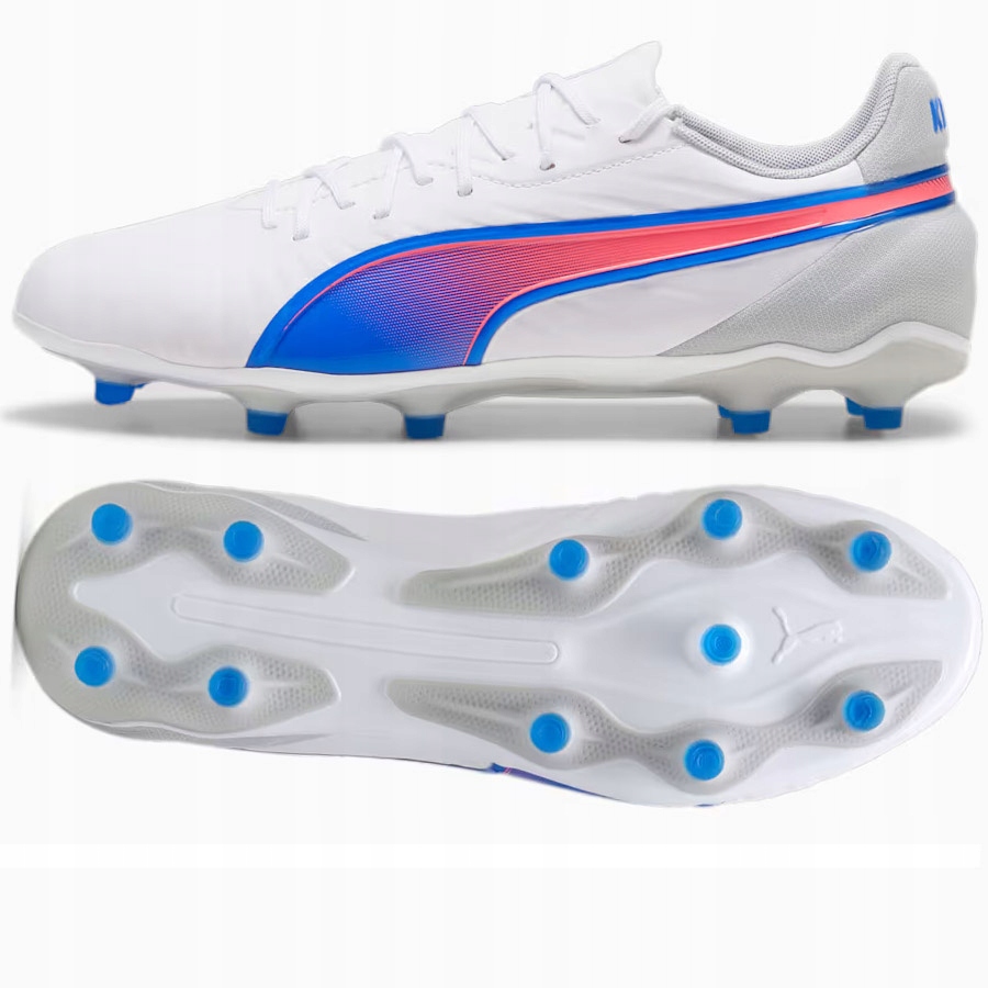 Boty Puma King Match Fg/ag 107863-02 bílá 41