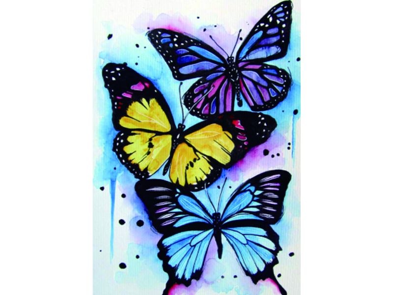 

Haft Diamentowy Obraz Mozaika Motyl Motyle 30x40cm