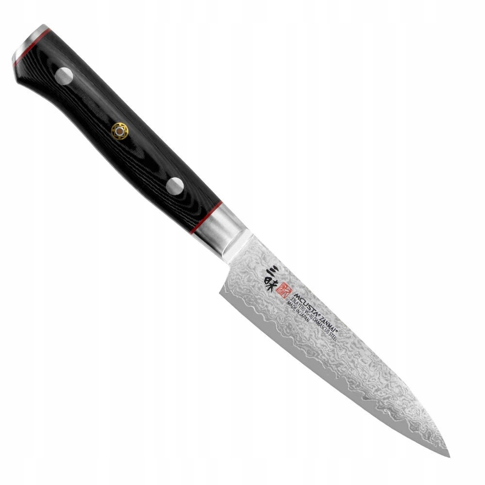 Mcusta Zanmai VG-10 Pro Zebra Japonský ostrý kuchynský nôž Univerzálny 11 cm