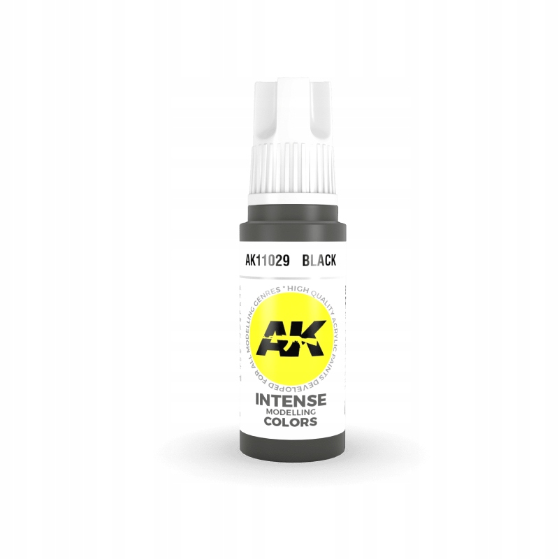 Ak Interactive farba akrylowa modelarska 11029 Black 17ml