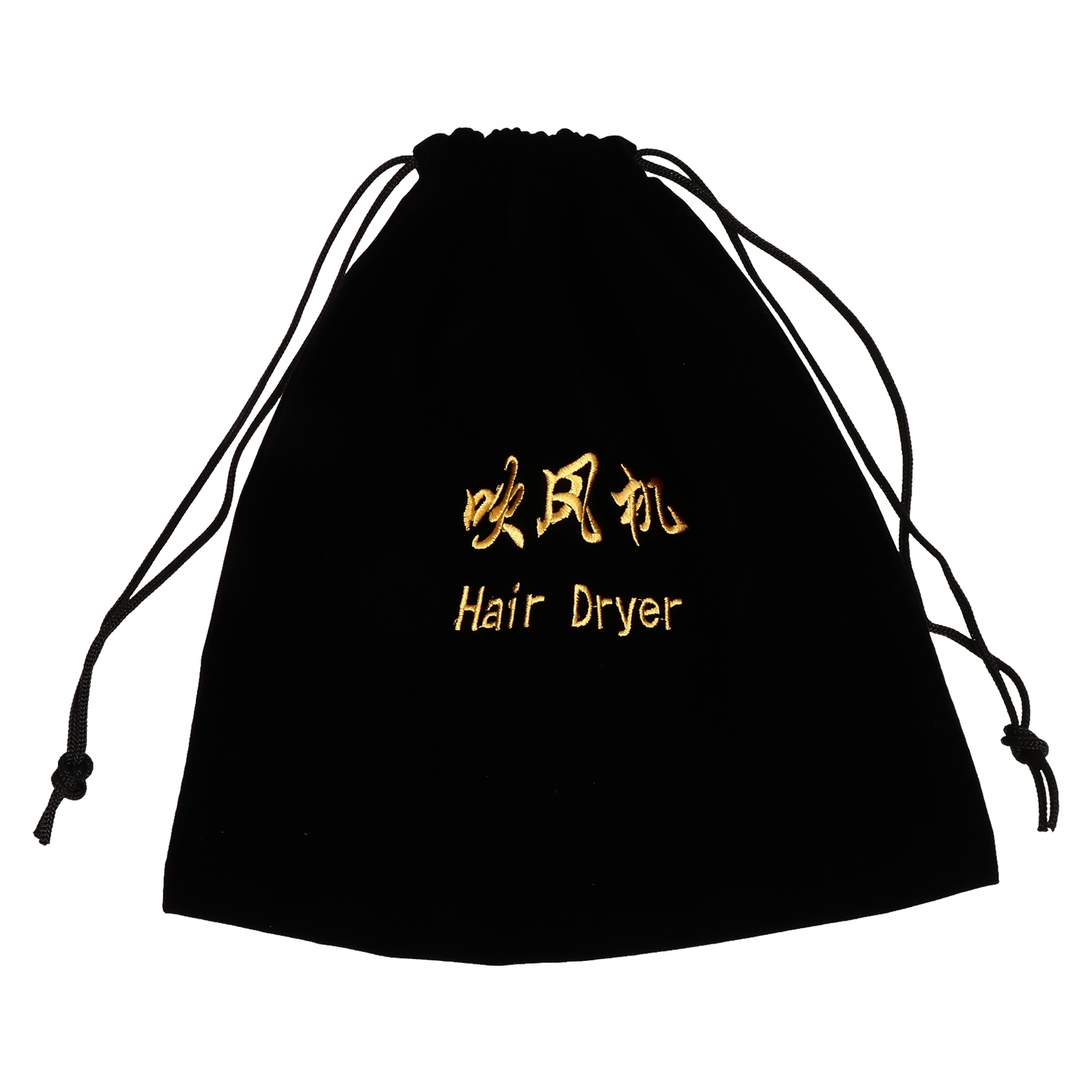FLANELOWA TORBA ŚCIĄGANA SZNURKIEM DOMOWE PRZECHOWYWANIE SUSZARKI DO WŁOSÓW