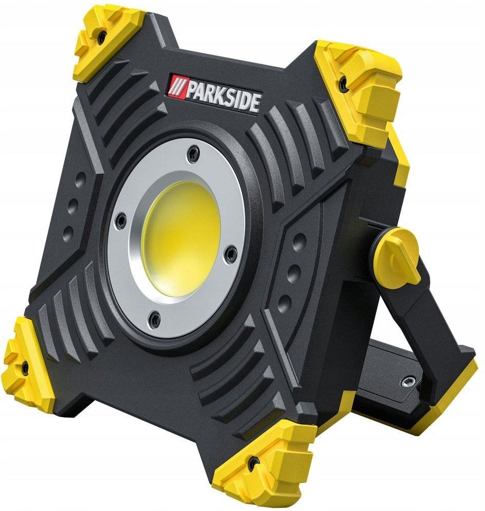 Lampa Parkside Paal 6000 B2 2000lm 6500K 3.5h pracy ładowanie Usb żółta
