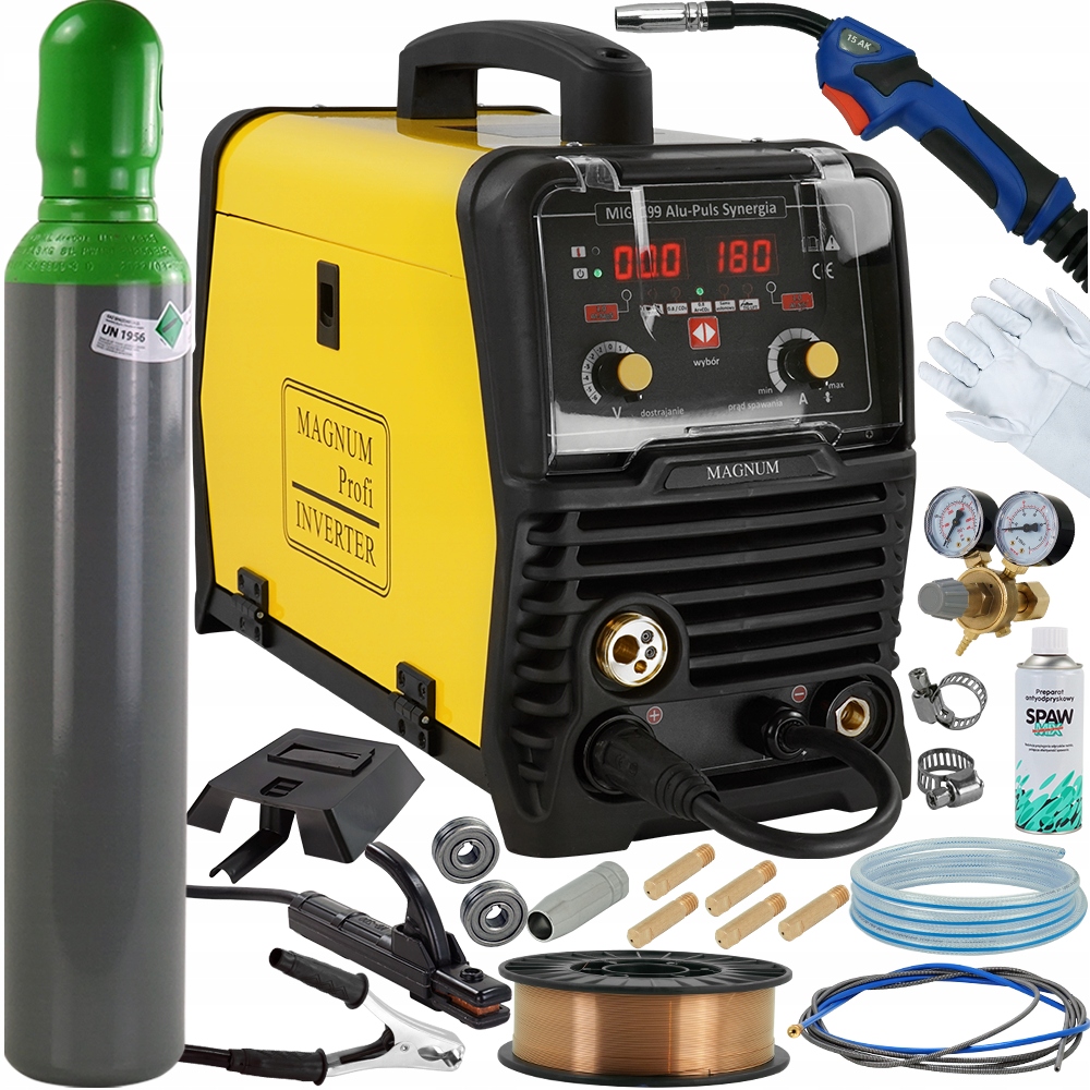 Spawarka MIGOMAT Magnum MIG 200 Synergia Alu-Puls