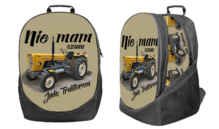 TRAKTOR PLECAK DUŻY+PIÓRNIK HIT