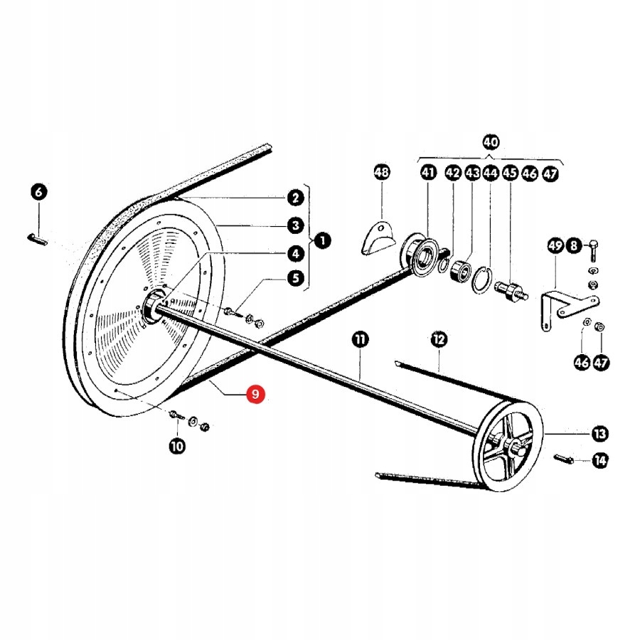 Pasek klinowy Claas 653120 0 Gates 1430488 Marka maszyny Claas