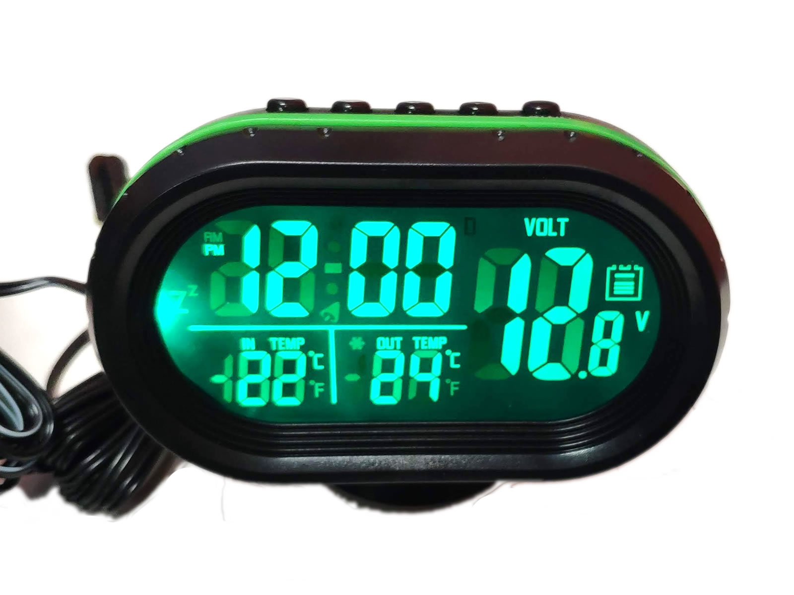 GRATISY# Termometr samochodowy stacja pogody woltomierz