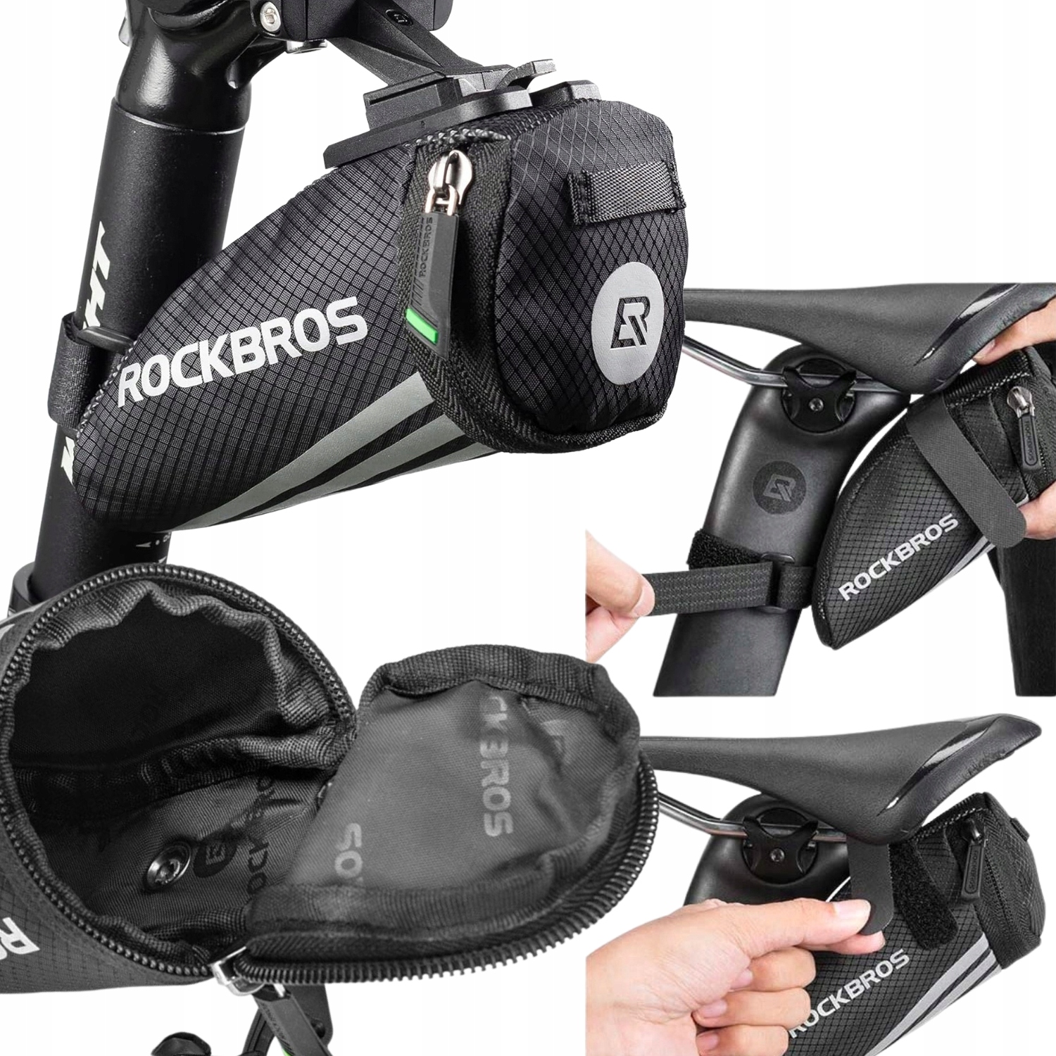 Sakwa Rowerowa Torba Rowerowa Pod Siodełko Wodoodporna Mała 200ML Rockbros