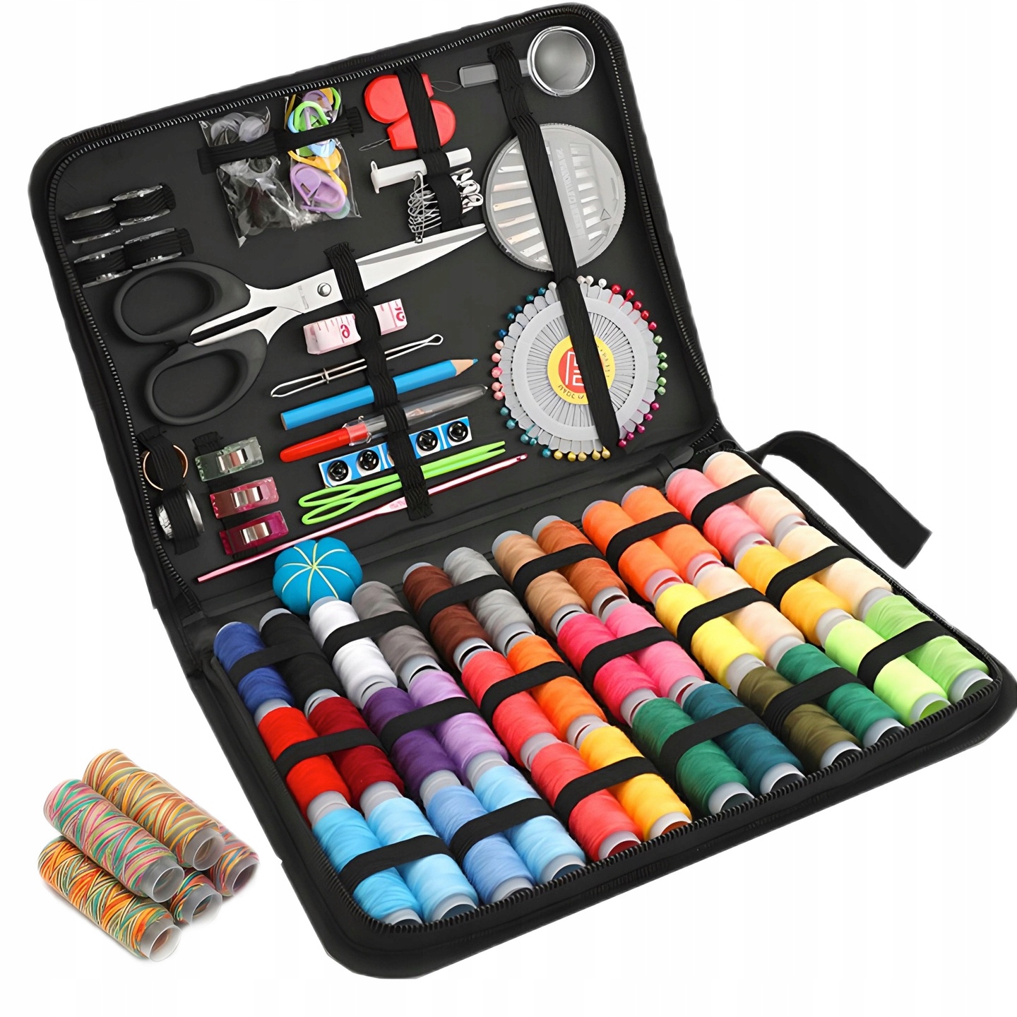 Profesionální Sada Krejčovského Náčiní Na Šití Pouzdro Nitě Jehly XXL