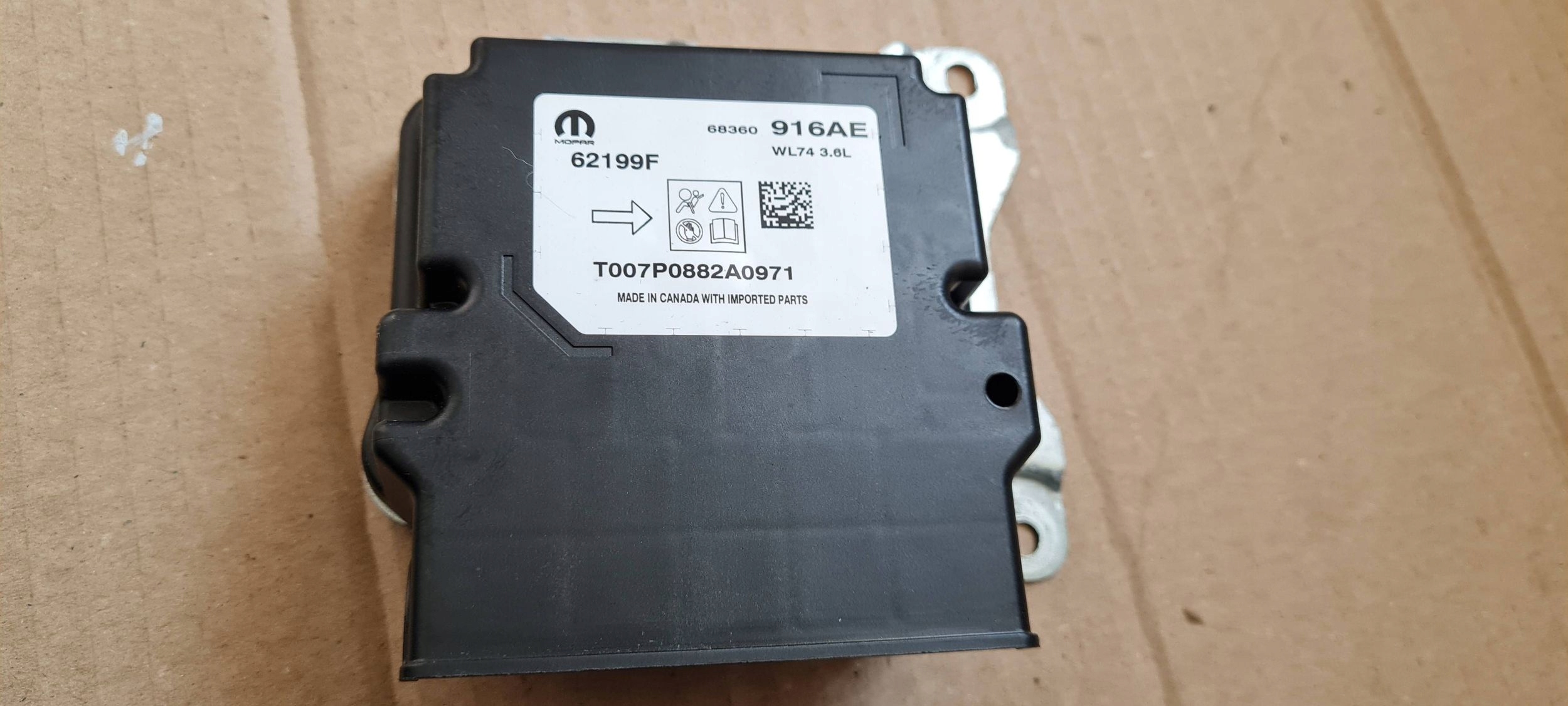 Jeep Grand Cherokee WL 2022 module control unit airbag SENSOR 68360916AE