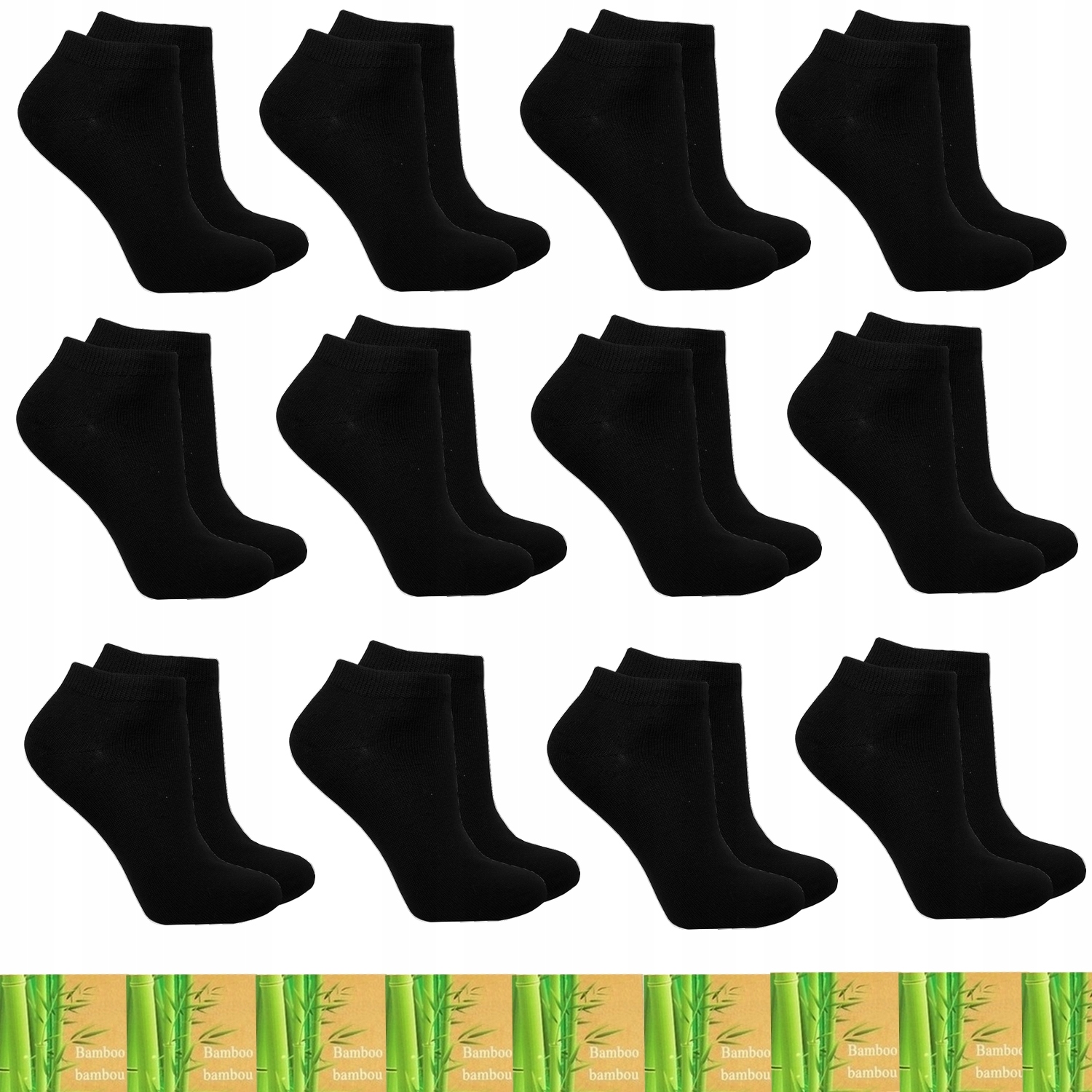 

12x Stopki Damskie skarpetki Bambusowe 39-42 C