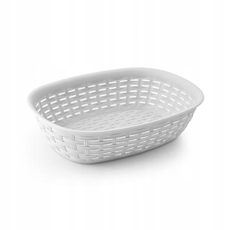 

Koszyk koszyczek pojemnik na chleb Rattan 2L Biały