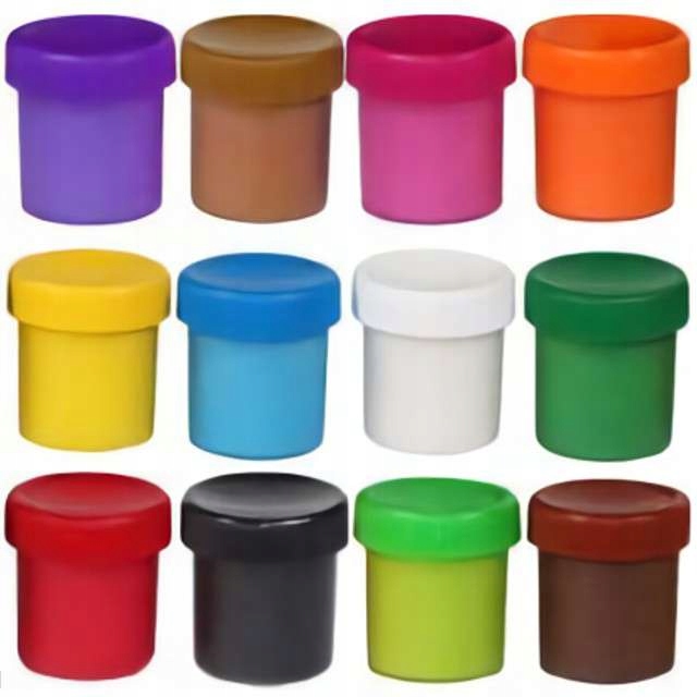 Farby plakatowe Flamingo 12 szt. x 20 ml Bohater brak