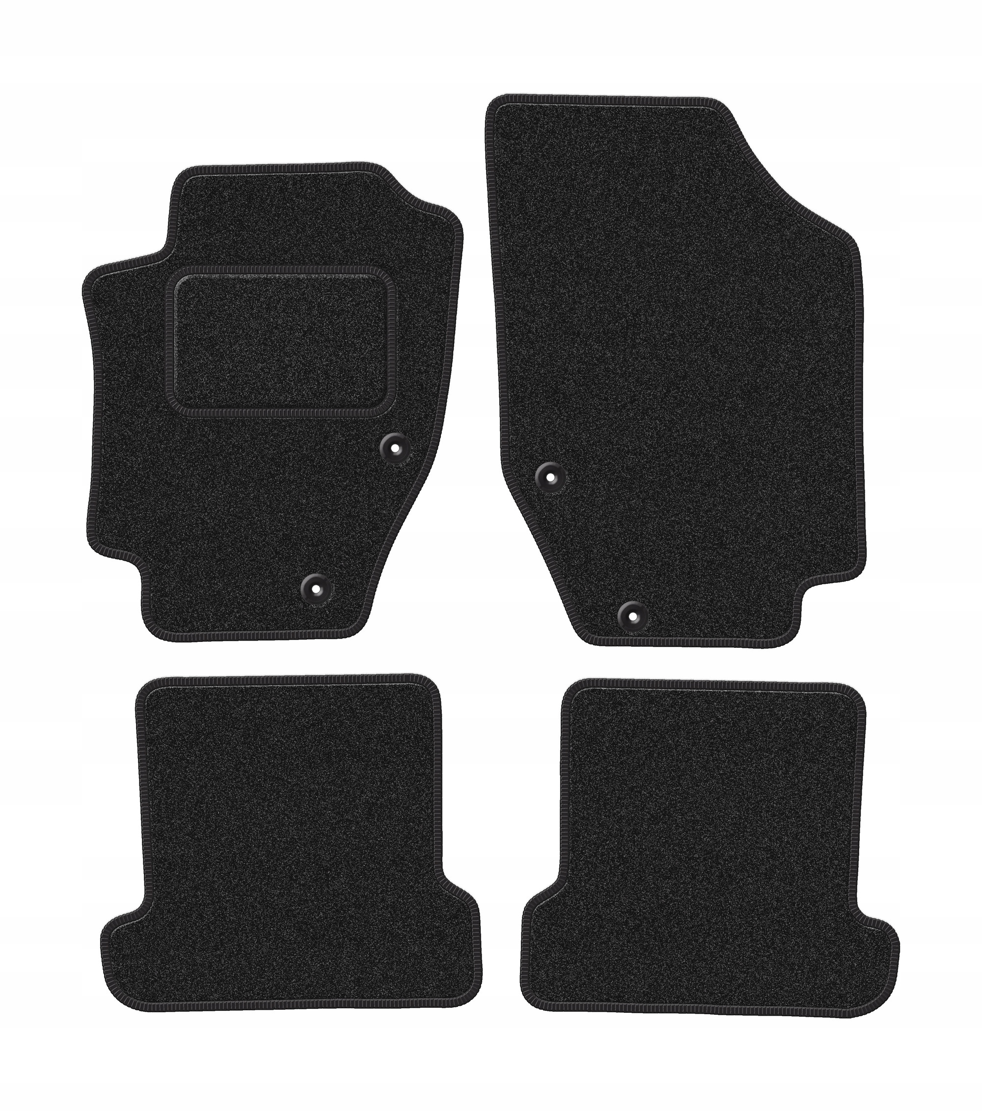 Dywaniki welurowe do Peugeot 307CC 2003-2008 komplet Lux-anthra 4 szt.