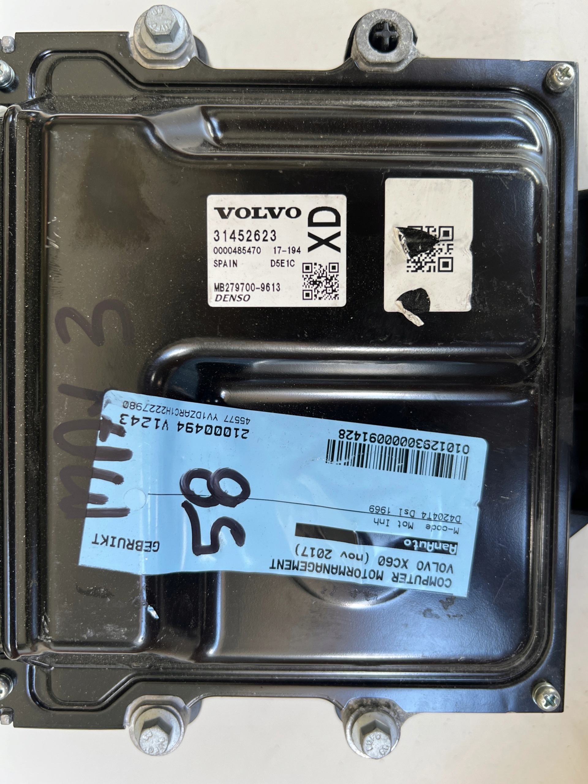 VOLVO XC60 D4204T4 2.0 31452623 MB279700-9613 computer ECU Originale