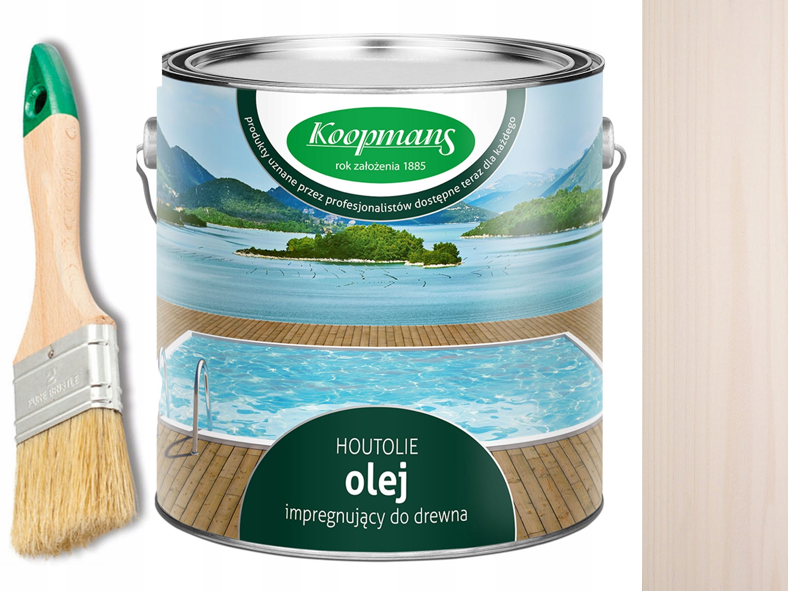 Olej na Terasu Houtolie 2,5L Bílý Alpský 010