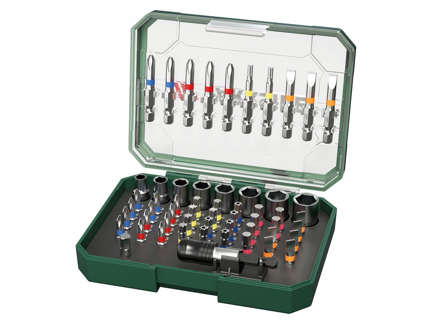 

Parkside Zestaw bitów nasadek PBS3 A2 , 56 szt