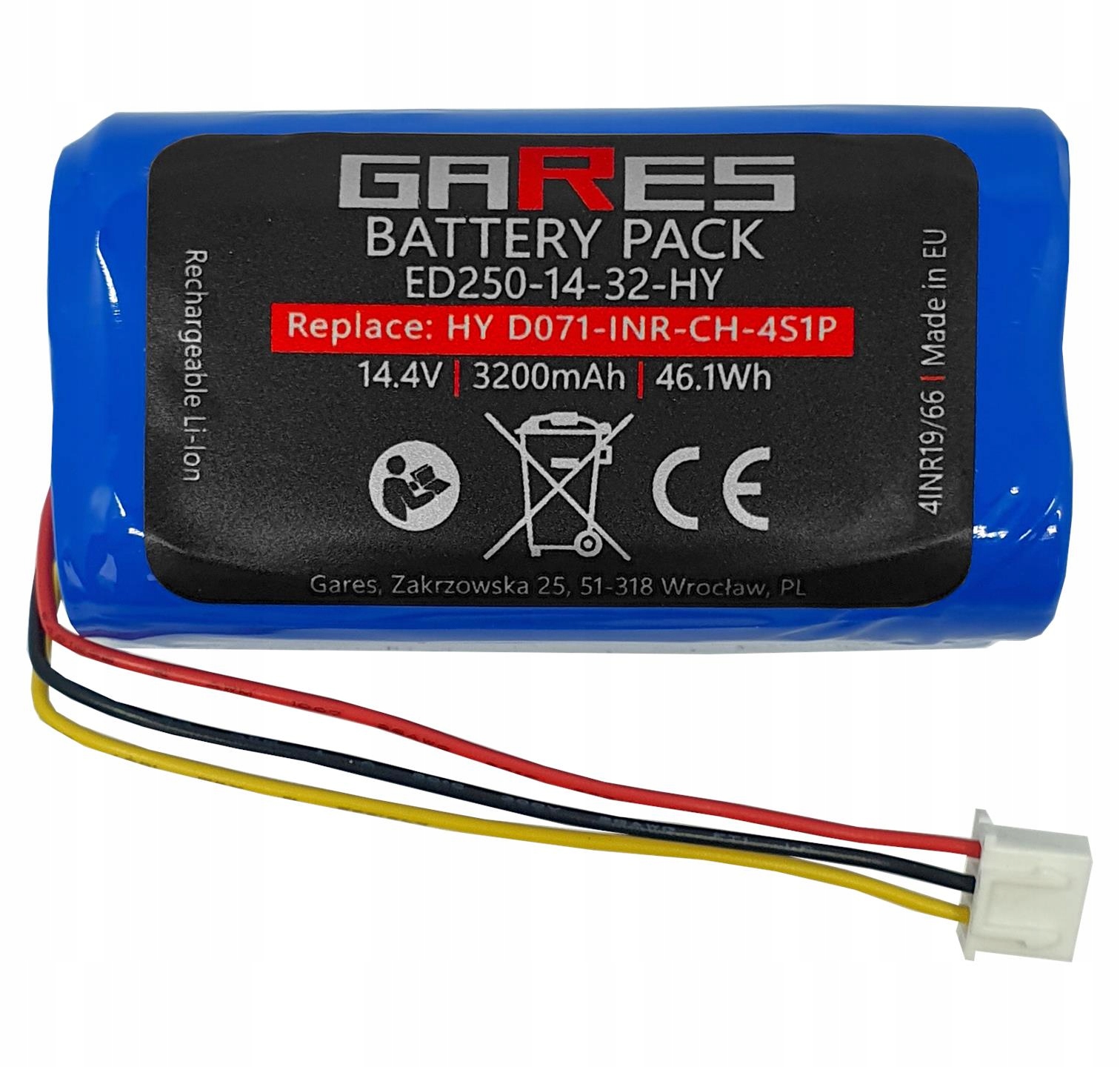 Akumulátor pre Hykker D071-INR-CH-4S1P Midea M4 3,2Ah 14,4V