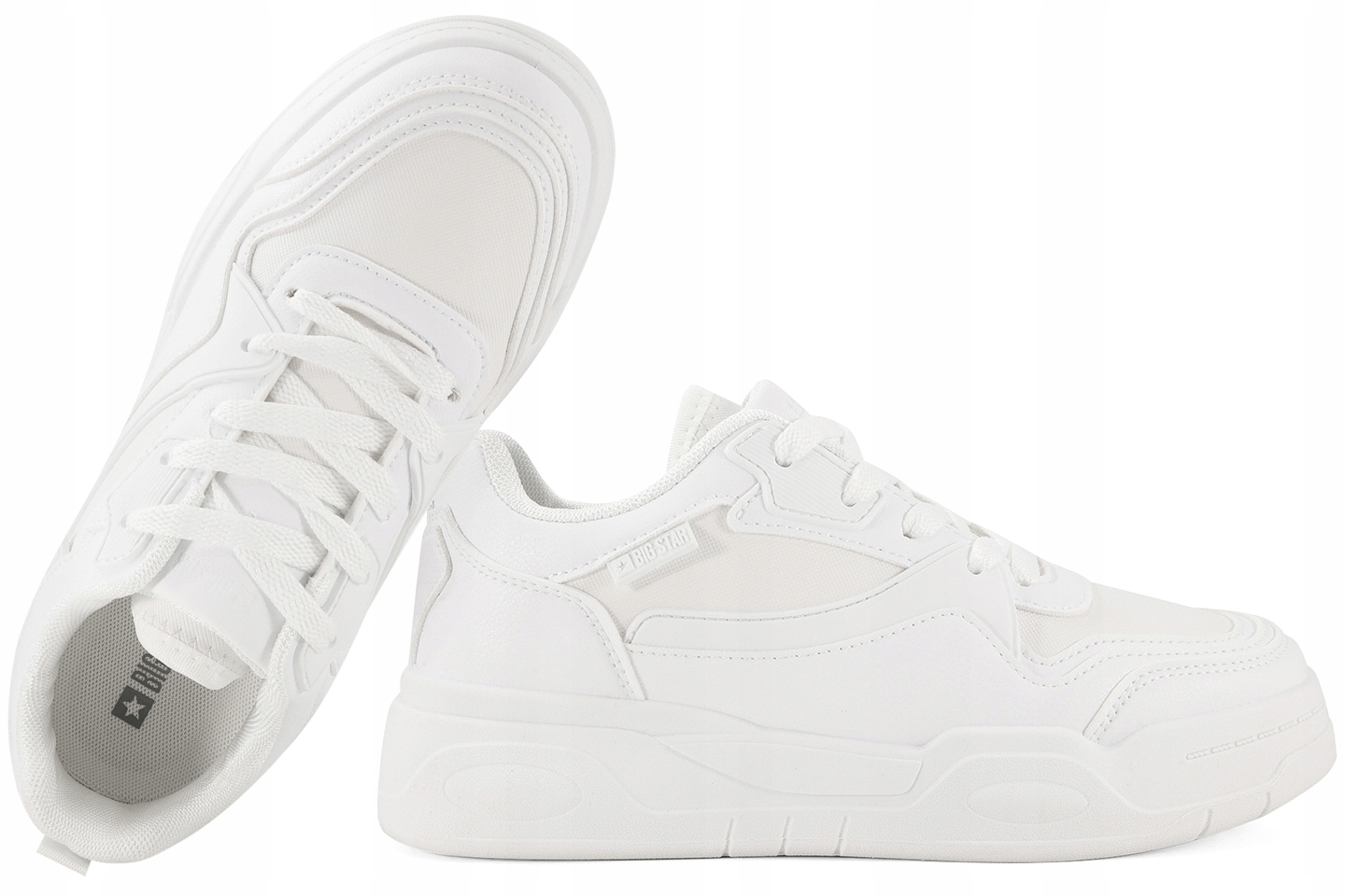 Big Star SS274590 Sportovní Boty Dámské Tenisky bílé 36 Bílá