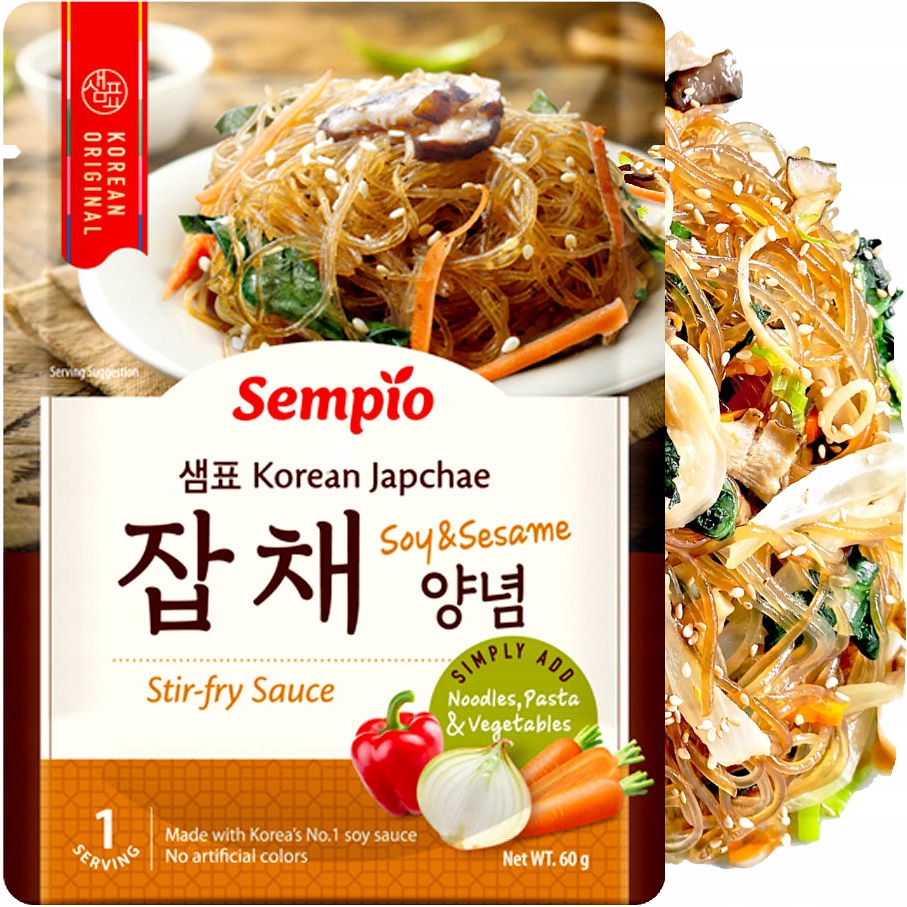 

Sos Korean Japchae Stir Fry Koreański 60g Sempio