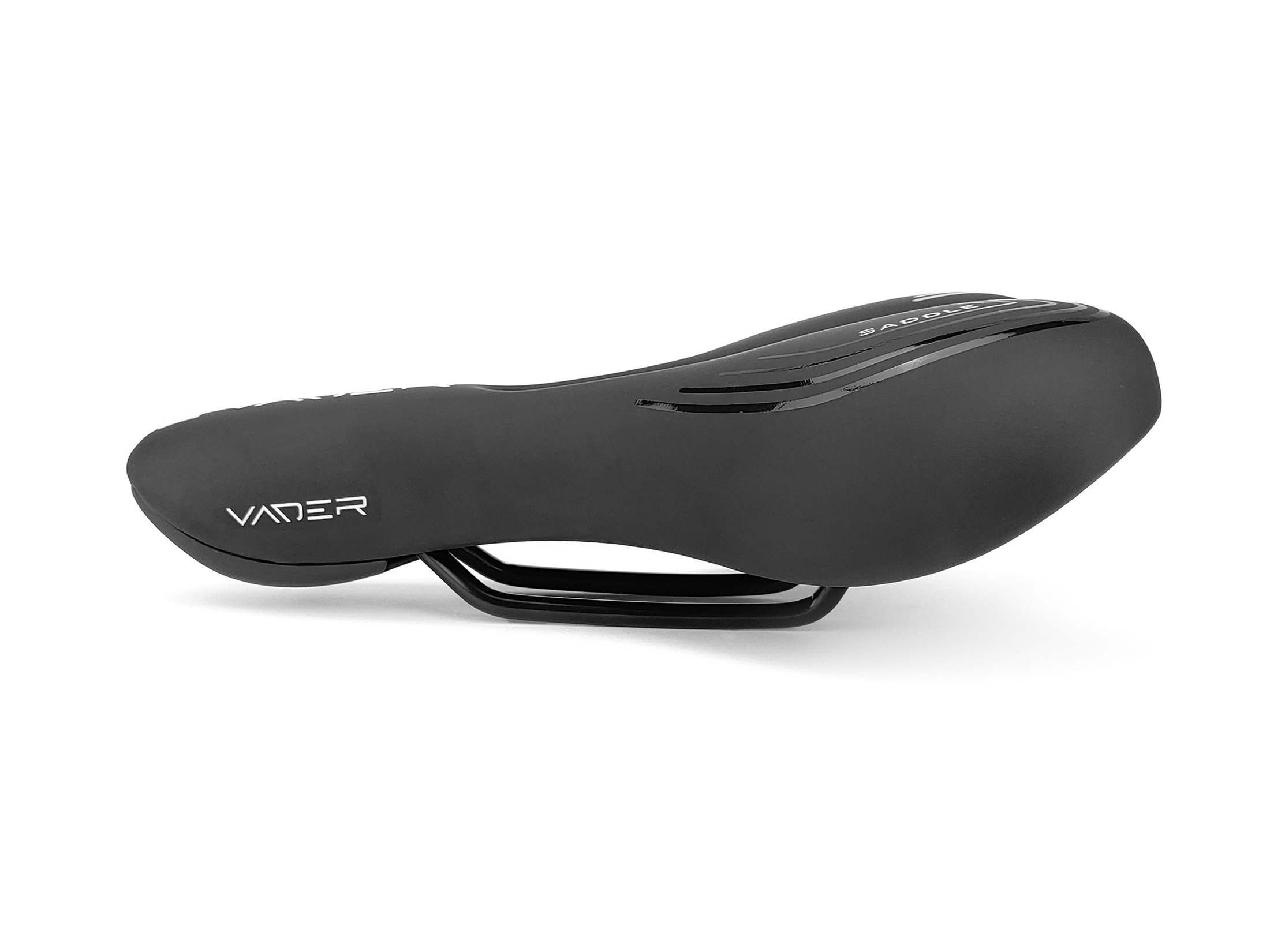 Siodełko rowerowe MTB Trekking - Vader 275x160 mm Kolor dominujący czarny