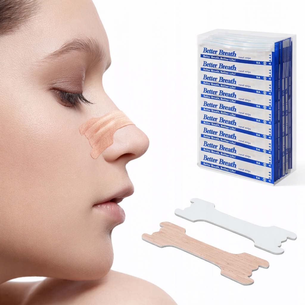 PLASTRY NA NOS CHRAPANIE KATAR PRZECIW CHRAPANIU 60 sztuk