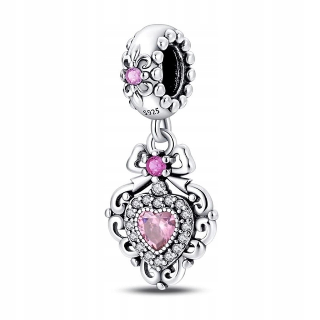 Stříbrný přívěsek Ag 925 Srdce s mašličkou IM0610624CH